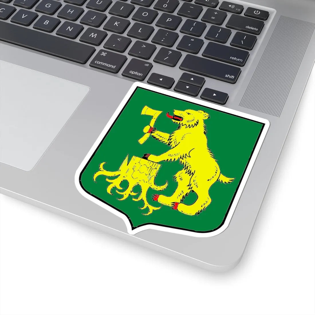Pchevga gerb (Russia) (Coat of Arms) STICKER Vinyl Kiss-Cut Decal - The Sticker Space