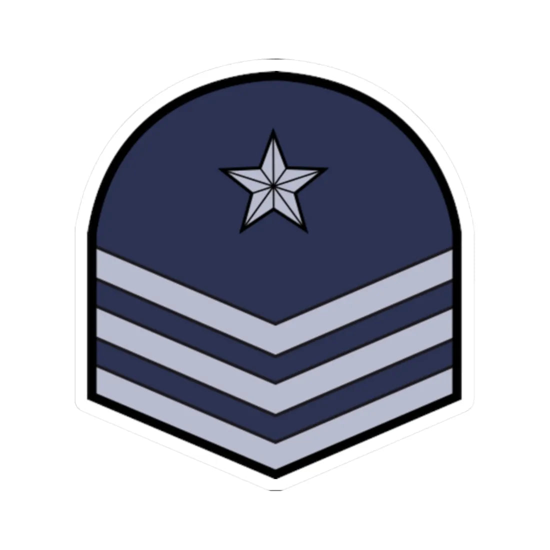 PCP.4   SG2 (Chile) (Military Rank) STICKER Vinyl Kiss-Cut Decal 2 Inch White - The Sticker Space