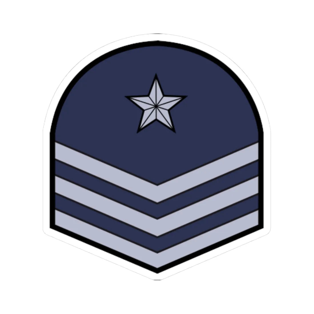 PCP.4   SG2 (Chile) (Military Rank) STICKER Vinyl Kiss-Cut Decal 3 Inch White - The Sticker Space
