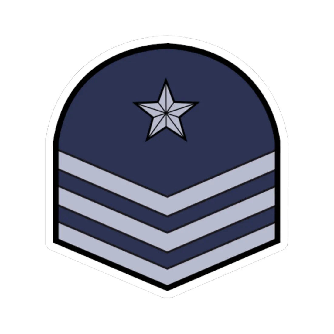 PCP.4   SG2 (Chile) (Military Rank) STICKER Vinyl Kiss-Cut Decal 4 Inch White - The Sticker Space