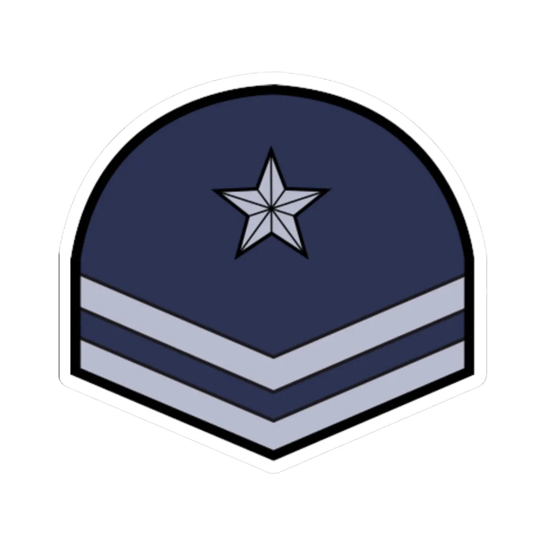 PCP.5   CB1 (Chile) (Military Rank) STICKER Vinyl Kiss-Cut Decal 3 Inch White - The Sticker Space