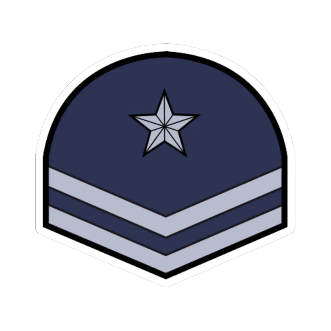 PCP.5   CB1 (Chile) (Military Rank) STICKER Vinyl Kiss-Cut Decal 6 Inch White - The Sticker Space