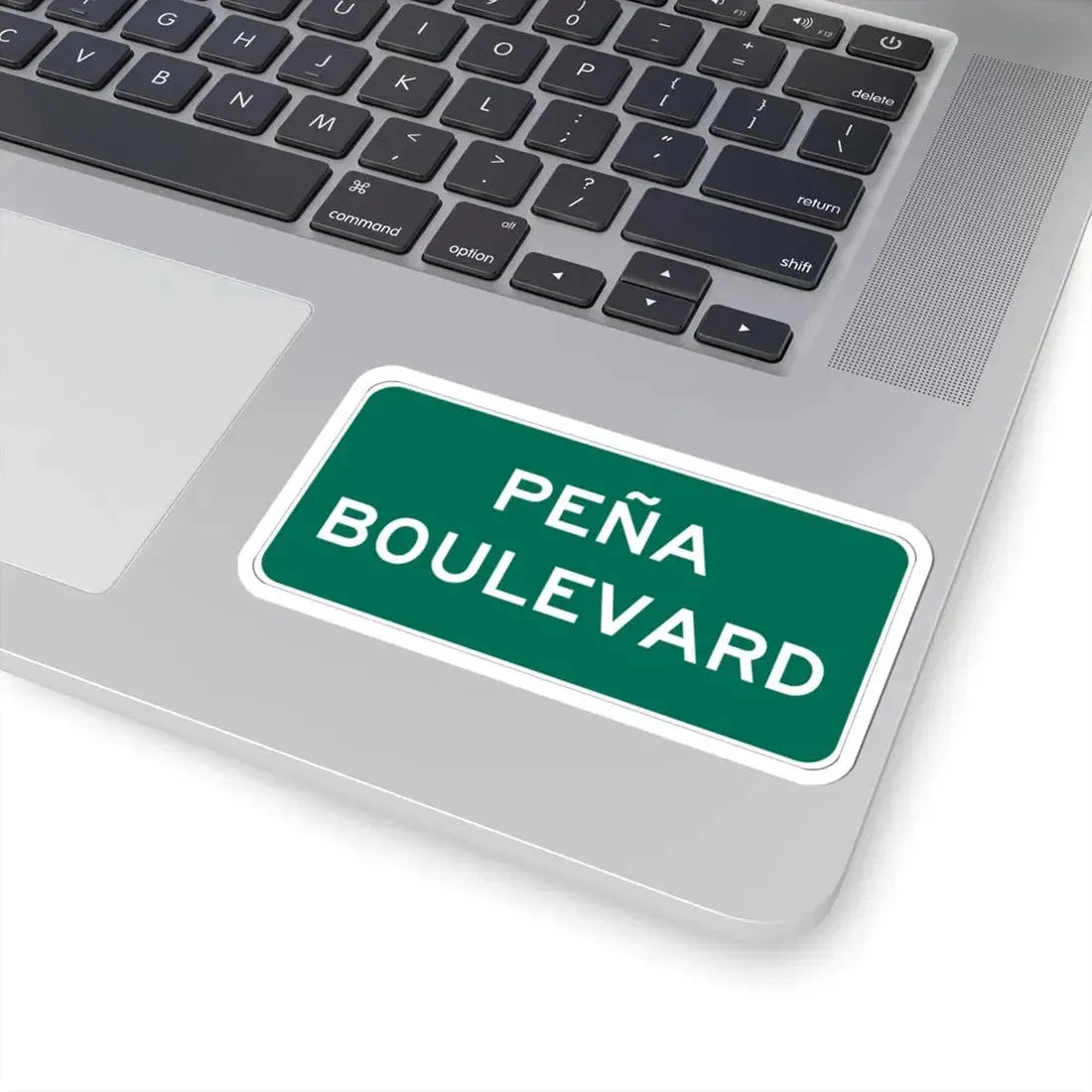 Peña Boulevard (Colorado) (Road Sign) STICKER Vinyl Kiss-Cut Decal - The Sticker Space