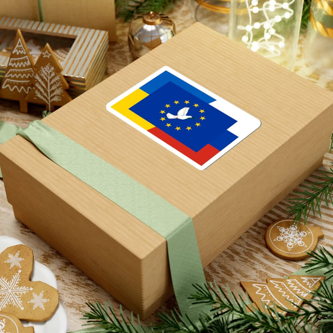 Peace dove Ukraine Russia Europe (Ukraine) STICKER Vinyl Kiss-Cut Decal - The Sticker Space