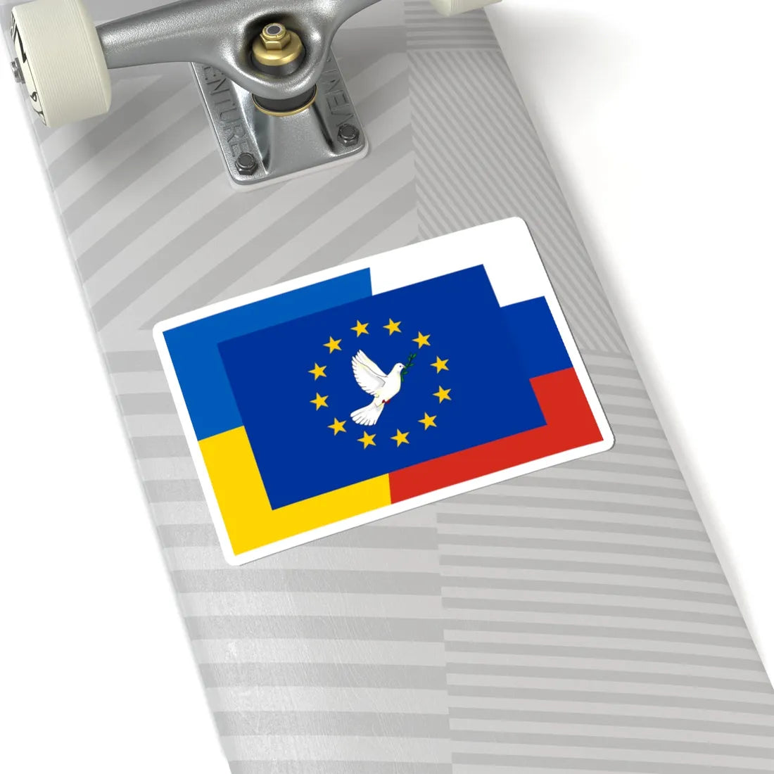 Peace dove Ukraine Russia Europe (Ukraine) STICKER Vinyl Kiss-Cut Decal - The Sticker Space