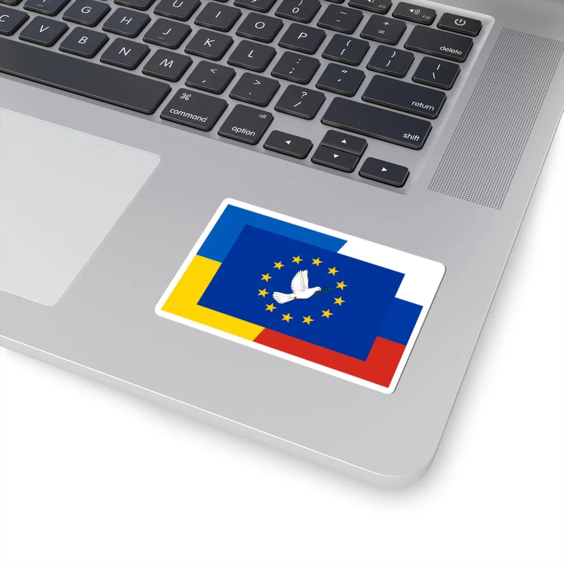 Peace dove Ukraine Russia Europe (Ukraine) STICKER Vinyl Kiss-Cut Decal - The Sticker Space