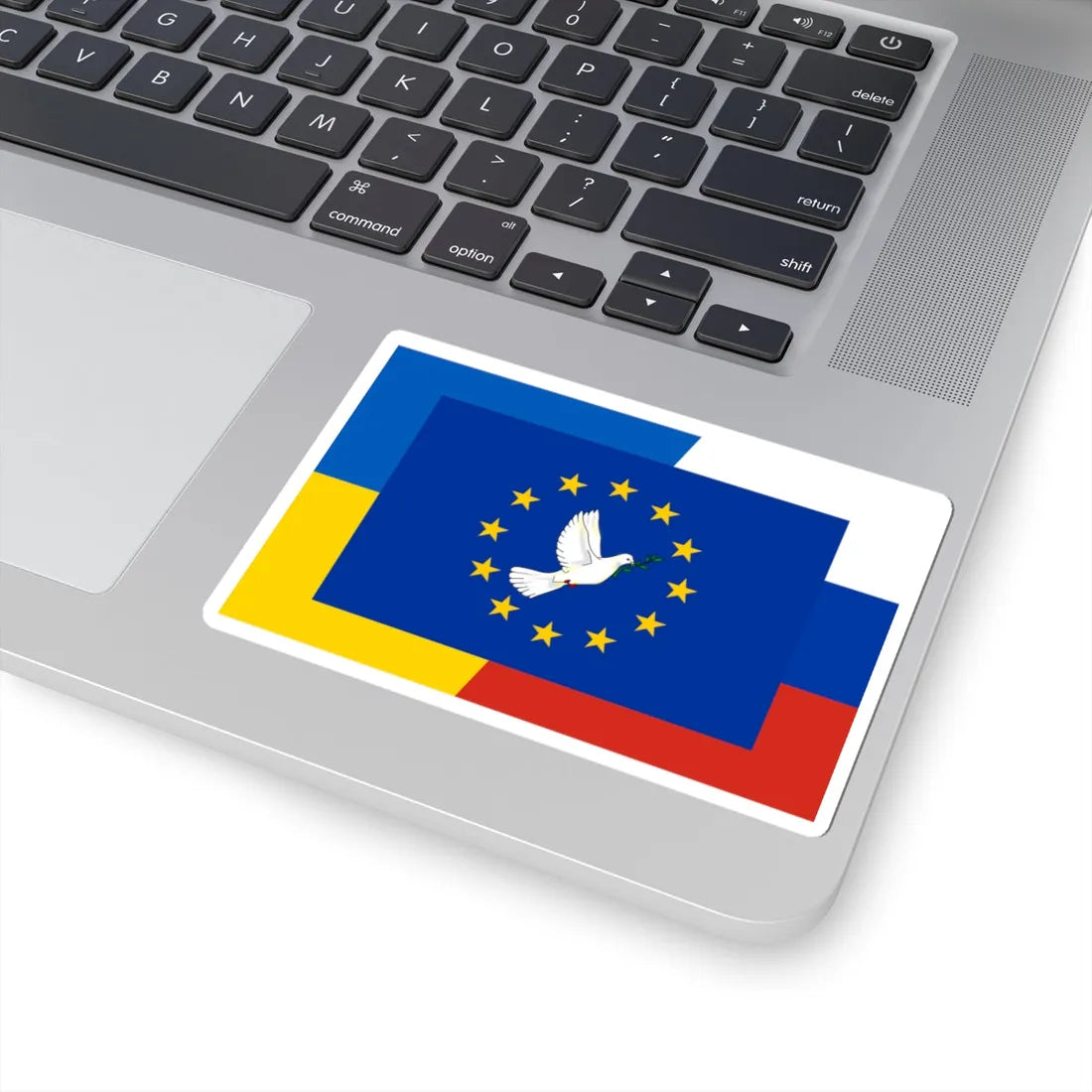 Peace dove Ukraine Russia Europe (Ukraine) STICKER Vinyl Kiss-Cut Decal - The Sticker Space