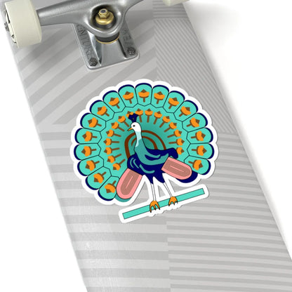 Peacock symbol Burma (Myanmar) (Coat of Arms) STICKER Vinyl Kiss-Cut Decal - The Sticker Space