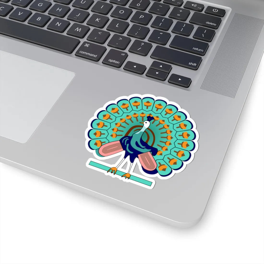 Peacock symbol Burma (Myanmar) (Coat of Arms) STICKER Vinyl Kiss-Cut Decal - The Sticker Space