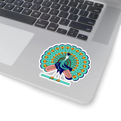 Peacock symbol Burma (Myanmar) (Coat of Arms) STICKER Vinyl Kiss-Cut Decal - The Sticker Space
