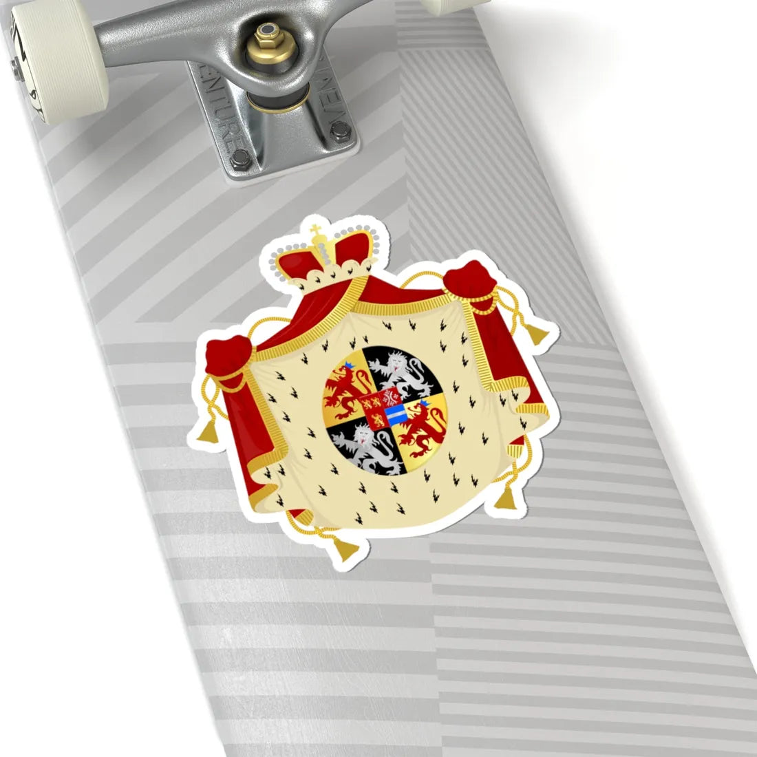 Pecq wapen (Belgium) (Coat of Arms) STICKER Vinyl Kiss-Cut Decal - The Sticker Space