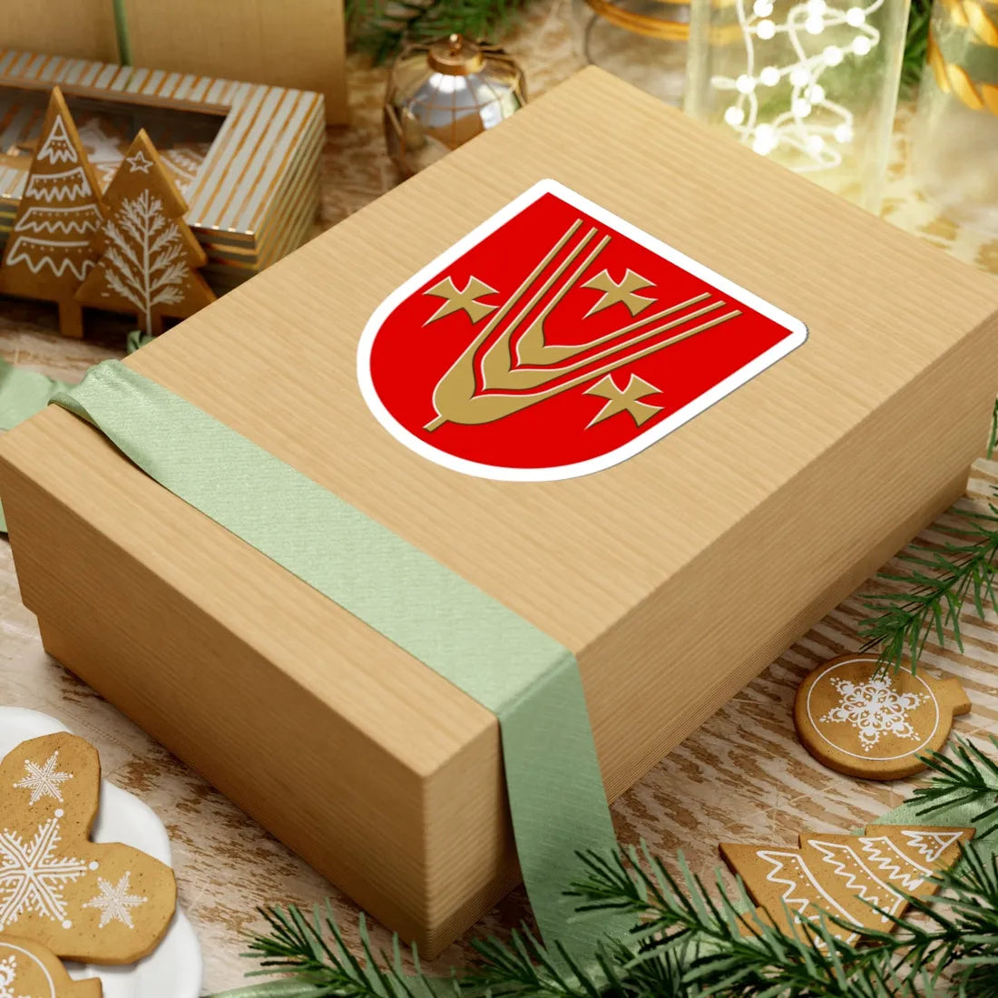 Pedersöre.vaakuna (Finland) (Coat of Arms) STICKER Vinyl Kiss-Cut Decal - The Sticker Space