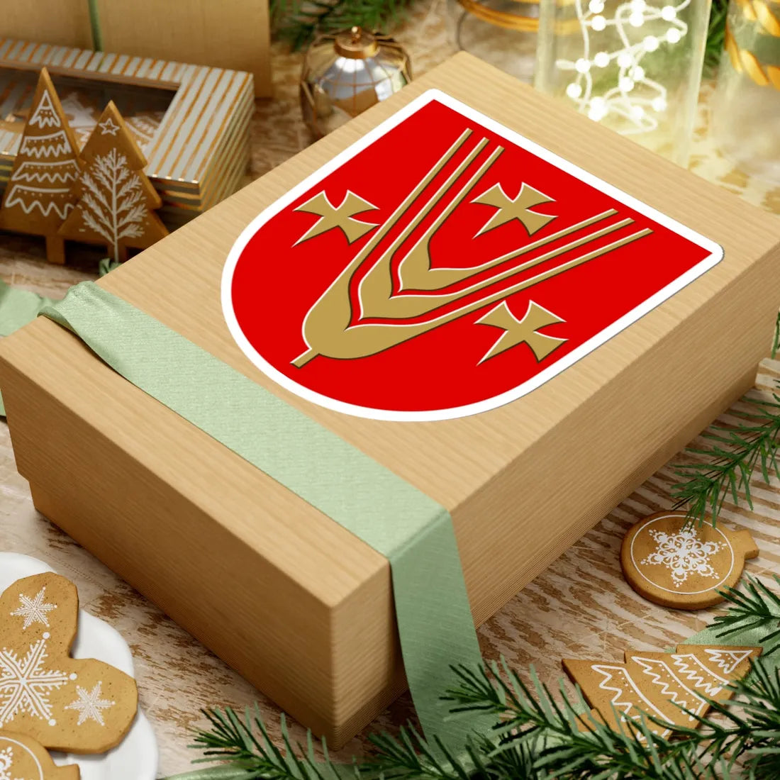 Pedersöre.vaakuna (Finland) (Coat of Arms) STICKER Vinyl Kiss-Cut Decal - The Sticker Space