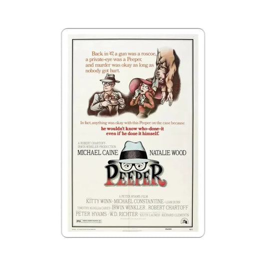 Peeper 1976 Movie Poster STICKER Vinyl Die-Cut Decal 2 Inch - The Sticker Space