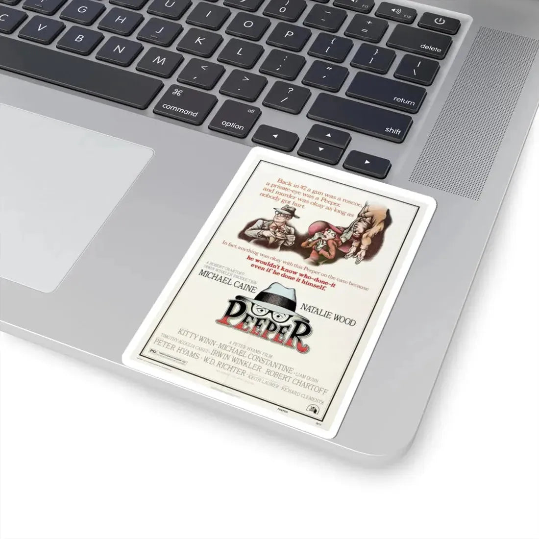 Peeper 1976 Movie Poster - STICKER Vinyl Kiss-Cut Decal - The Sticker Space