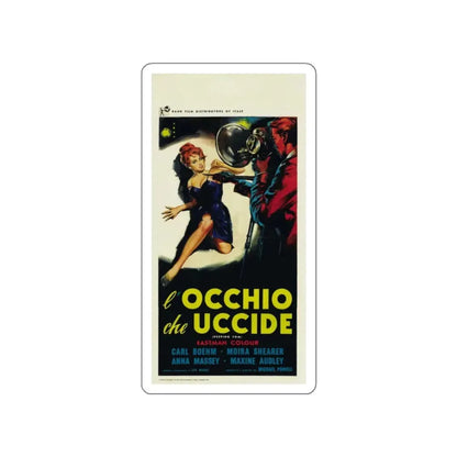 PEEPING TOM (ITALIAN) 1960 Movie Poster STICKER Vinyl Die-Cut Decal 2 Inch - The Sticker Space