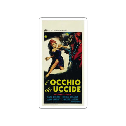 PEEPING TOM (ITALIAN) 1960 Movie Poster STICKER Vinyl Die-Cut Decal - The Sticker Space