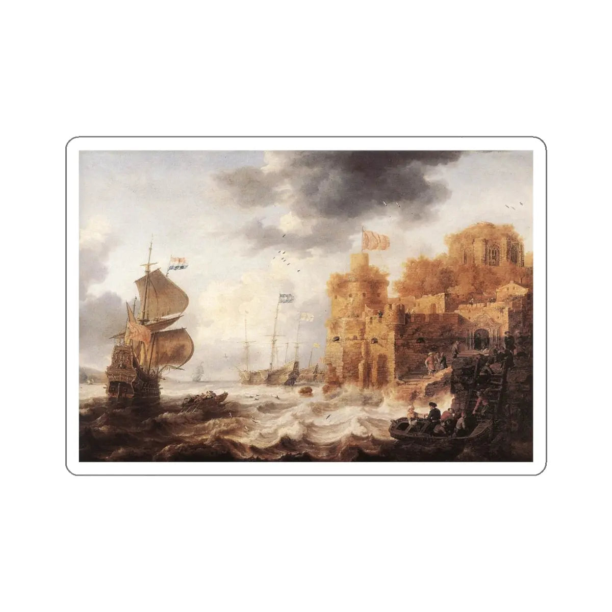 SKU:65700466675169280590 Sticker types:White Shape:Die-Cut Sizes:4" × 4"
