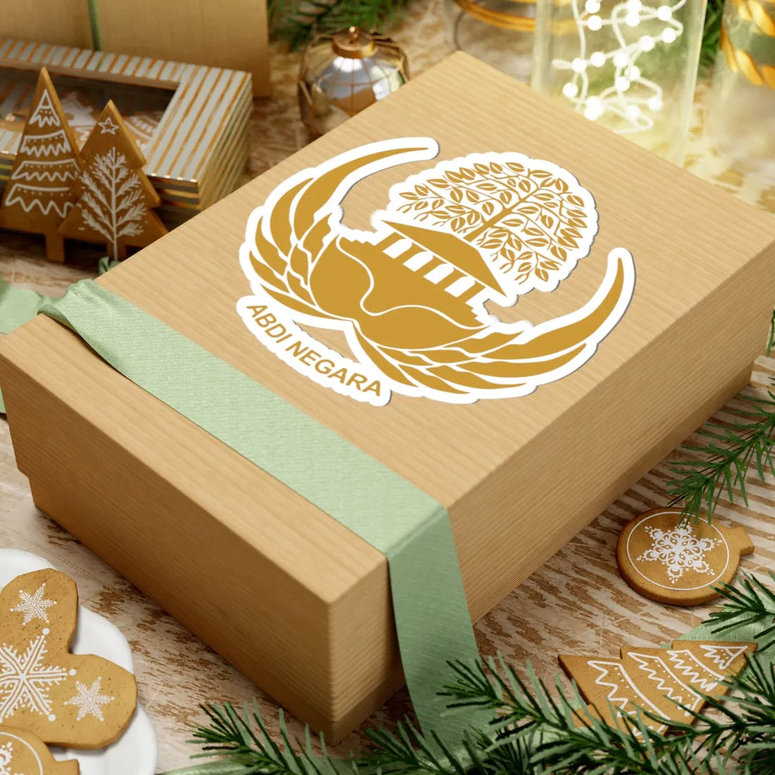 Pegawai Negeri Sipil (Indonesia) (Coat of Arms) STICKER Vinyl Kiss-Cut Decal - The Sticker Space