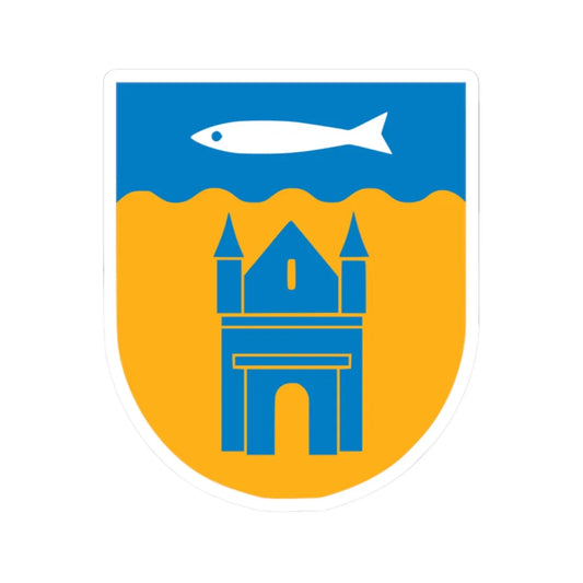 Peipsiääre valla vapp (Estonia) (Coat of Arms) STICKER Vinyl Kiss-Cut Decal 2 Inch White - The Sticker Space