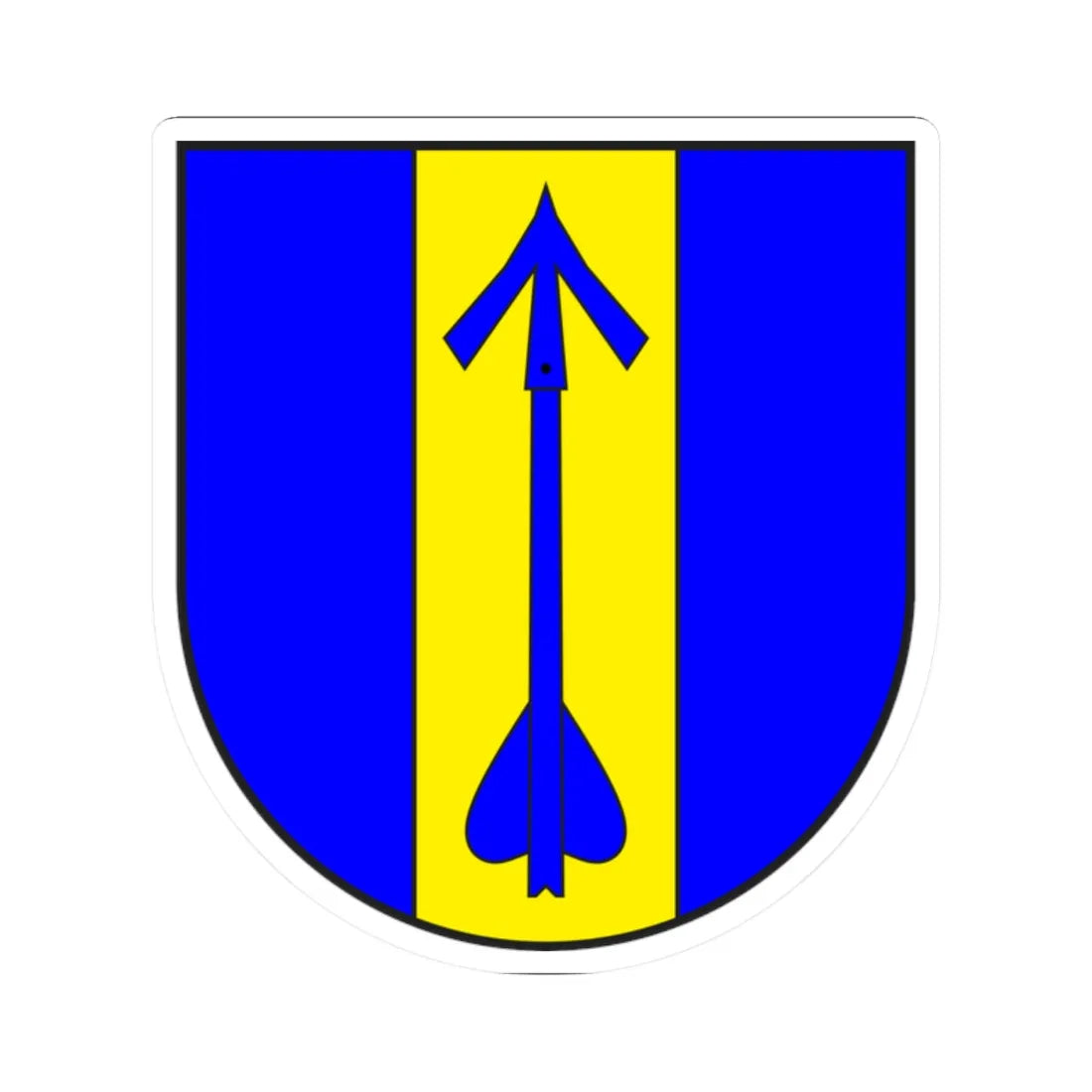 Peist wappen (Switzerland) (Coat of Arms) STICKER Vinyl Kiss-Cut Decal 2 Inch White - The Sticker Space