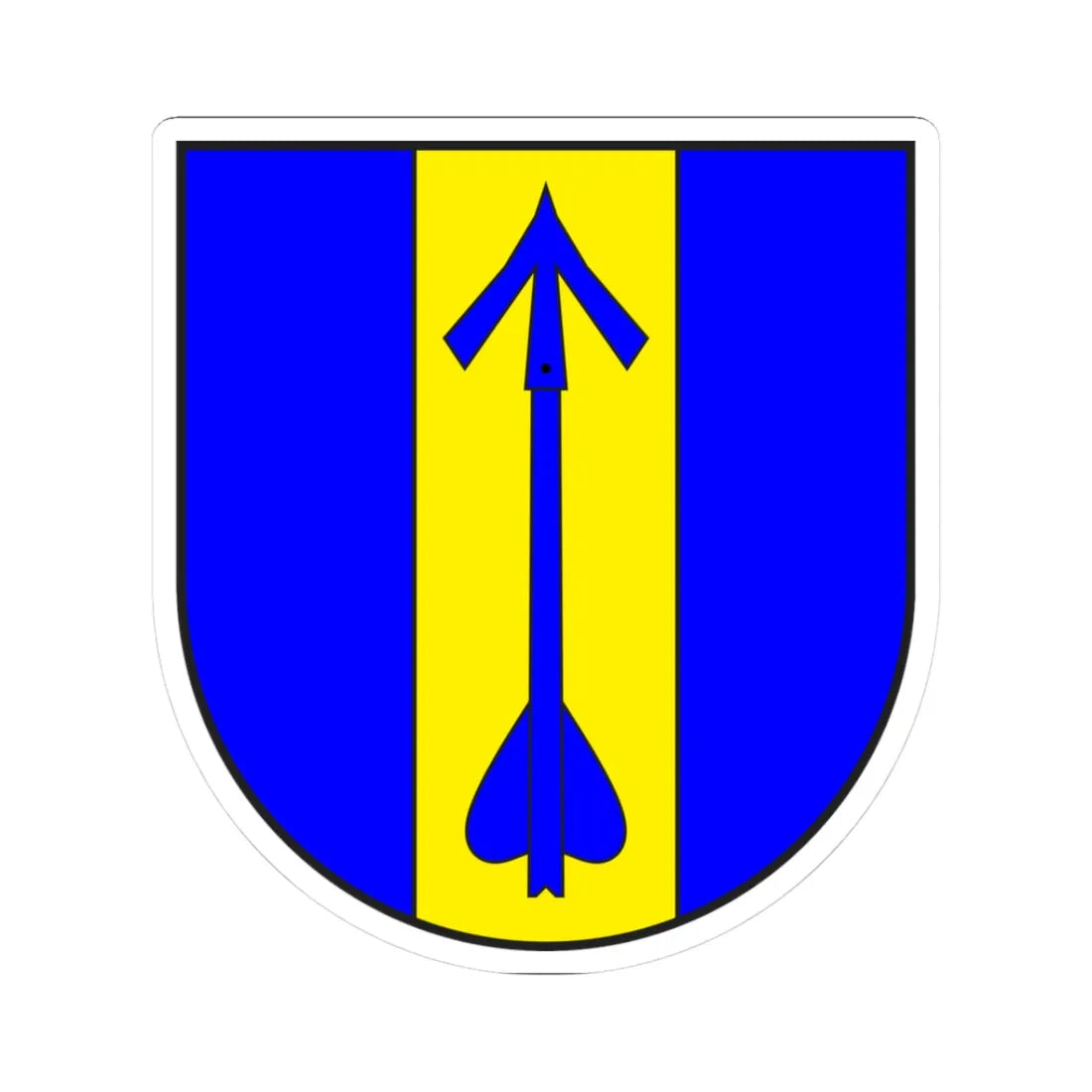 Peist wappen (Switzerland) (Coat of Arms) STICKER Vinyl Kiss-Cut Decal 3 Inch White - The Sticker Space