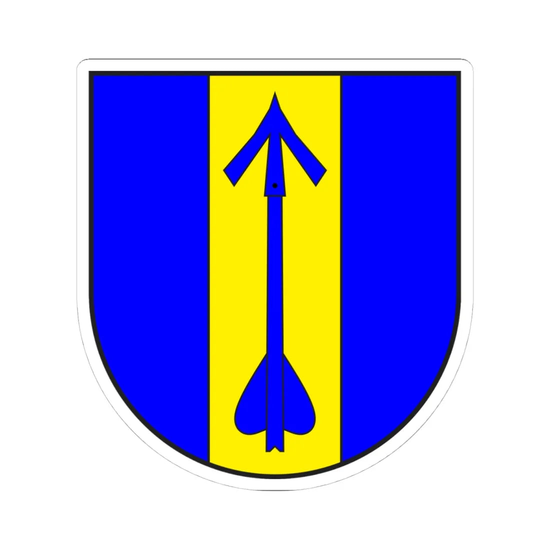 Peist wappen (Switzerland) (Coat of Arms) STICKER Vinyl Kiss-Cut Decal 4 Inch White - The Sticker Space