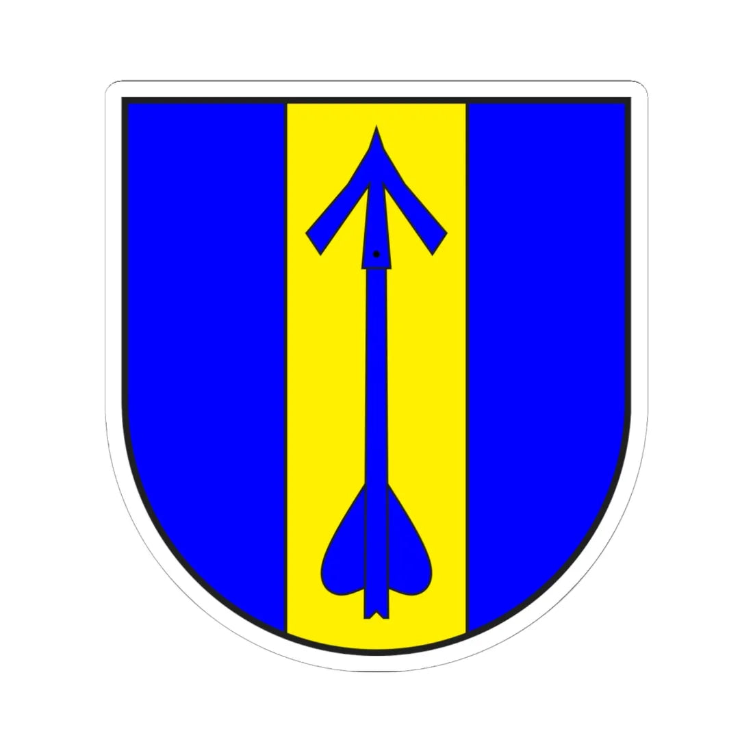 Peist wappen (Switzerland) (Coat of Arms) STICKER Vinyl Kiss-Cut Decal 6 Inch White - The Sticker Space