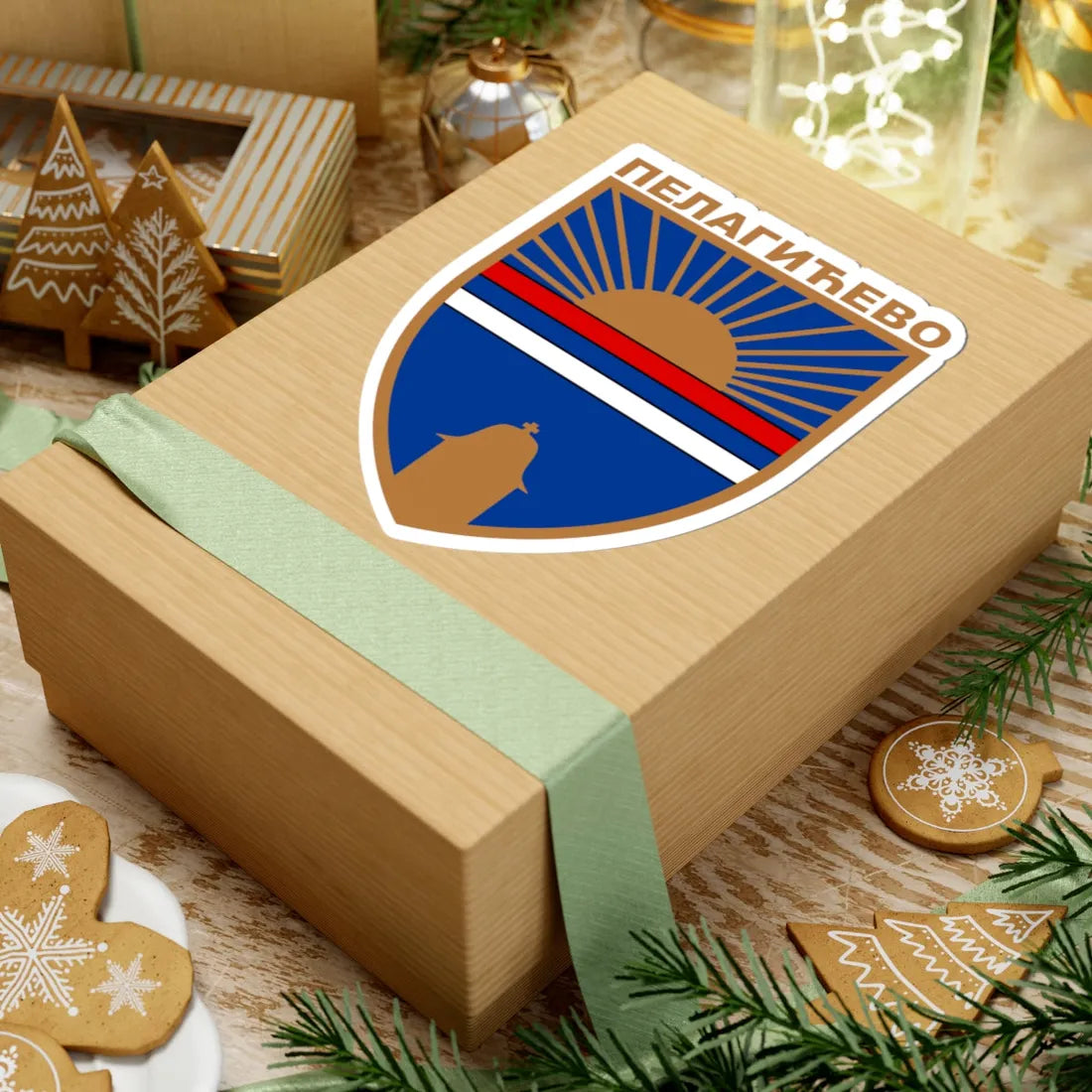 Pelagicevo - Coat of arms (Bosnia and Herzegovina) (Coat of Arms) STICKER Vinyl Kiss-Cut Decal - The Sticker Space