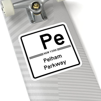 Pelham Pkwy Shield free (New York) (Road Sign) STICKER Vinyl Kiss-Cut Decal - The Sticker Space