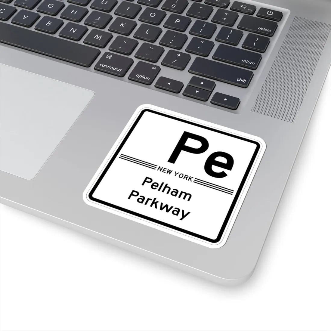 Pelham Pkwy Shield free (New York) (Road Sign) STICKER Vinyl Kiss-Cut Decal - The Sticker Space
