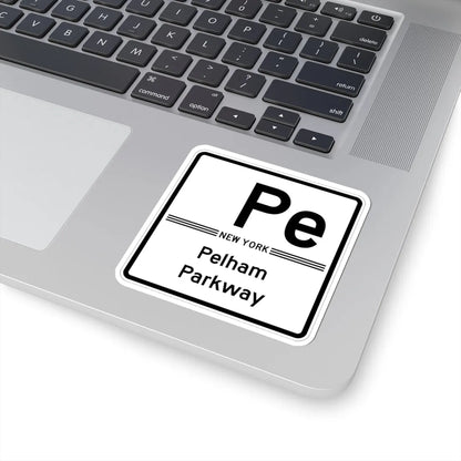 Pelham Pkwy Shield free (New York) (Road Sign) STICKER Vinyl Kiss-Cut Decal - The Sticker Space