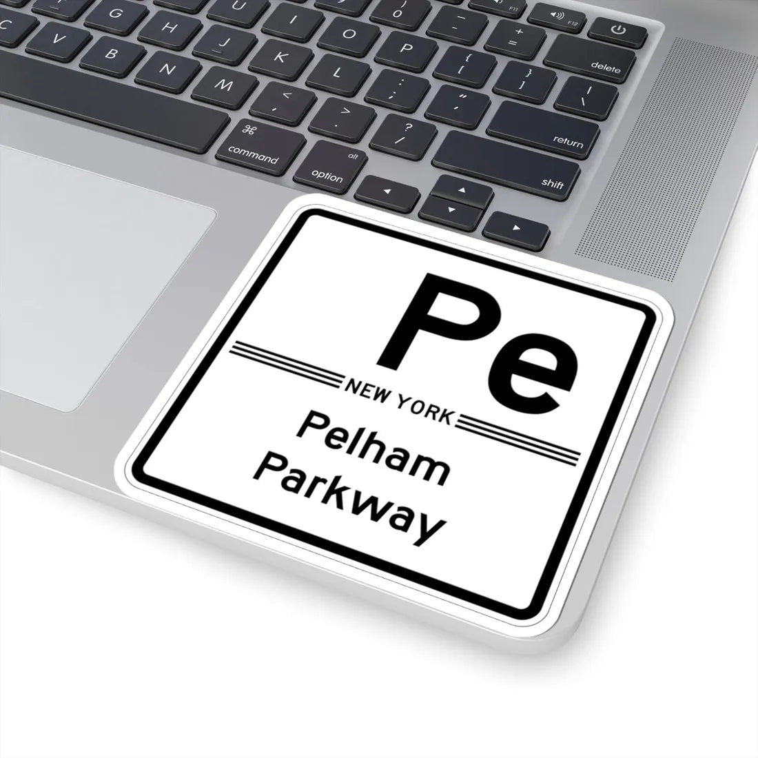 Pelham Pkwy Shield free (New York) (Road Sign) STICKER Vinyl Kiss-Cut Decal - The Sticker Space