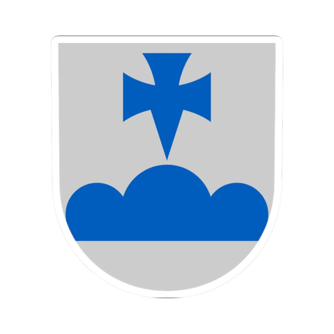 Pelkosenniemi.vaakuna (Finland) (Coat of Arms) STICKER Vinyl Kiss-Cut Decal 2 Inch White - The Sticker Space