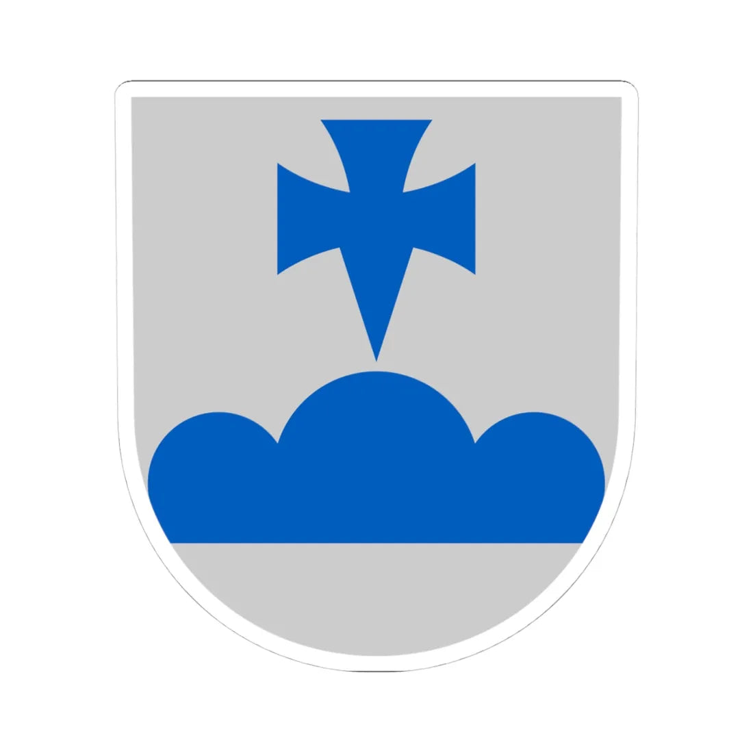 Pelkosenniemi.vaakuna (Finland) (Coat of Arms) STICKER Vinyl Kiss-Cut Decal 4 Inch White - The Sticker Space