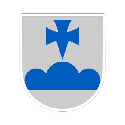 Pelkosenniemi.vaakuna (Finland) (Coat of Arms) STICKER Vinyl Kiss-Cut Decal 4 Inch White - The Sticker Space