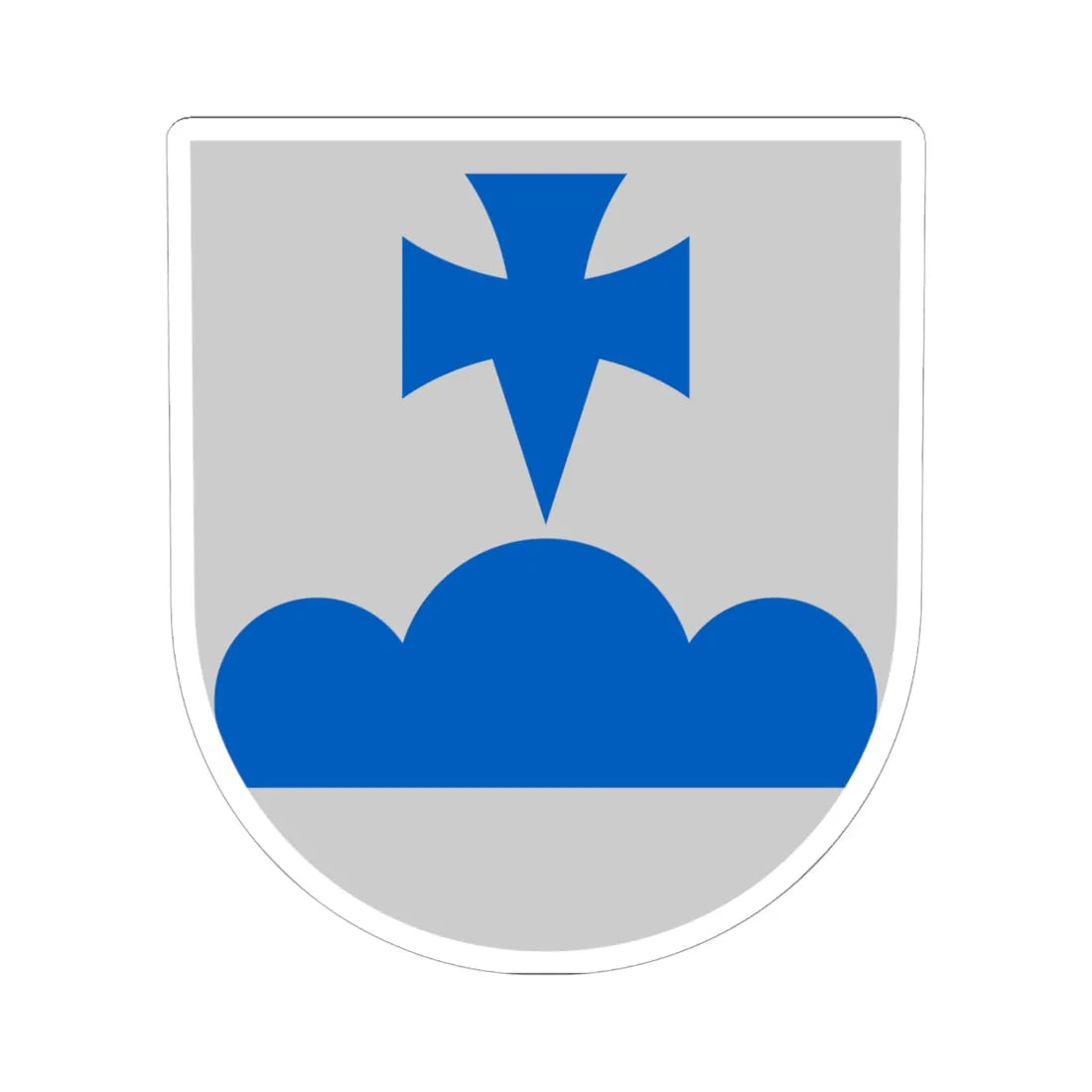 Pelkosenniemi.vaakuna (Finland) (Coat of Arms) STICKER Vinyl Kiss-Cut Decal 6 Inch White - The Sticker Space