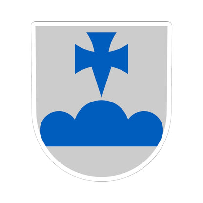 Pelkosenniemi.vaakuna (Finland) (Coat of Arms) STICKER Vinyl Kiss-Cut Decal 6 Inch White - The Sticker Space