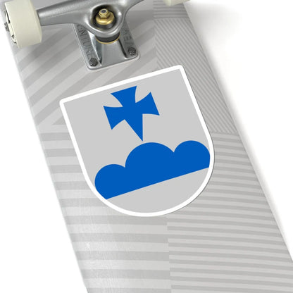 Pelkosenniemi.vaakuna (Finland) (Coat of Arms) STICKER Vinyl Kiss-Cut Decal - The Sticker Space