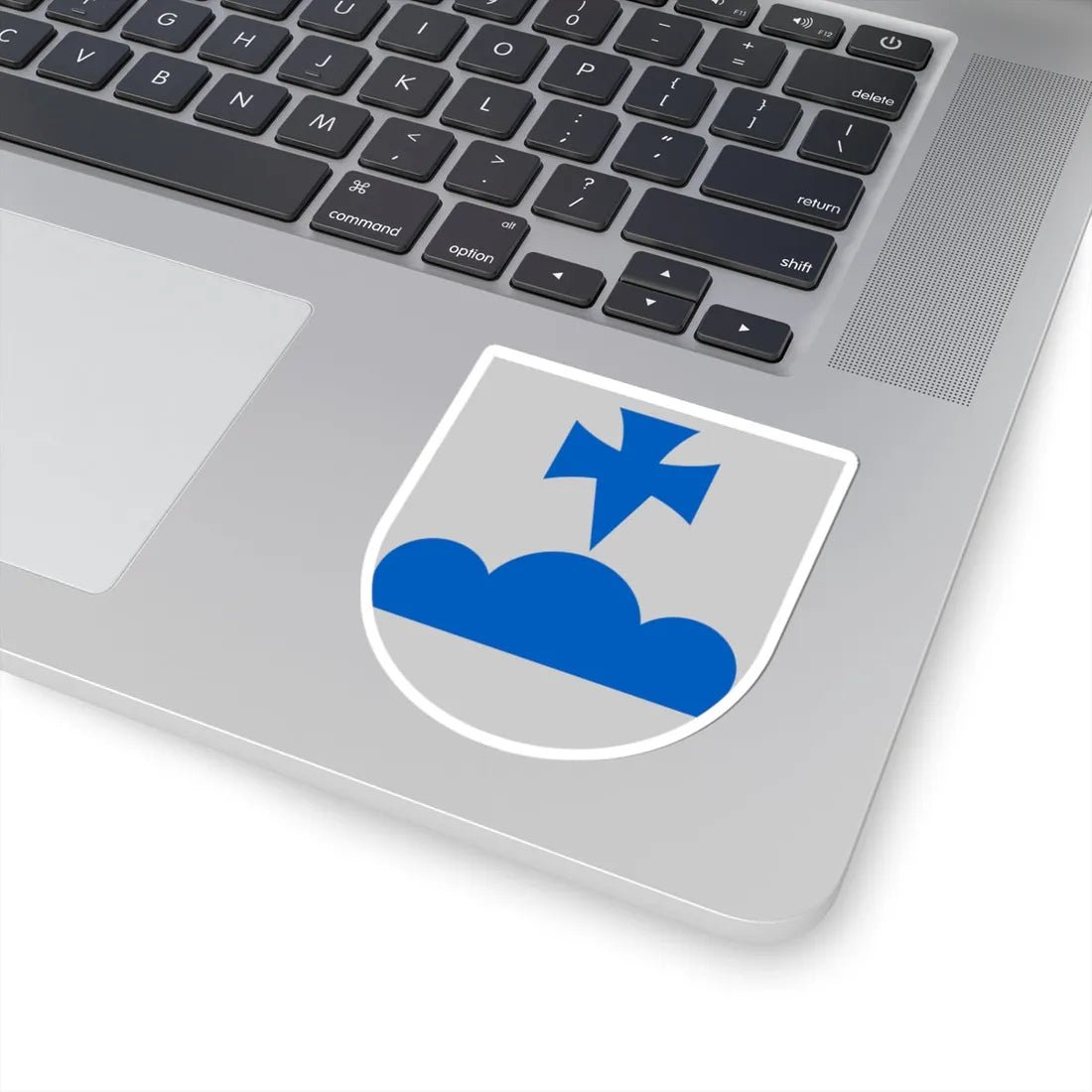 Pelkosenniemi.vaakuna (Finland) (Coat of Arms) STICKER Vinyl Kiss-Cut Decal - The Sticker Space