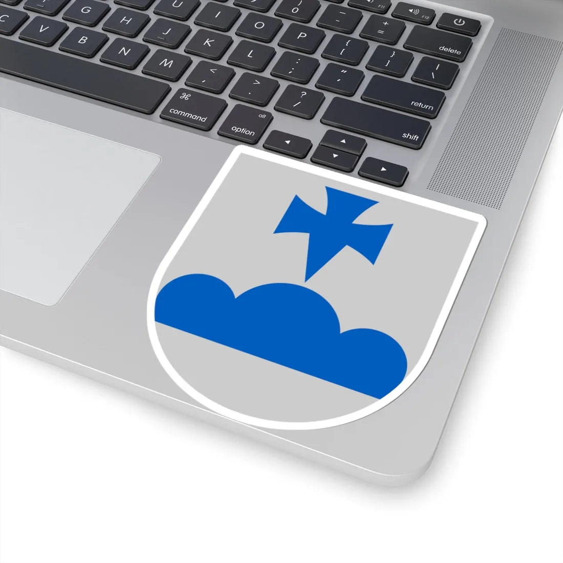 Pelkosenniemi.vaakuna (Finland) (Coat of Arms) STICKER Vinyl Kiss-Cut Decal - The Sticker Space