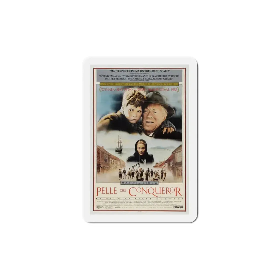 Pelle the Conqueror 1988 Movie Poster Refrigerator Magnet 5 Inch - The Sticker Space
