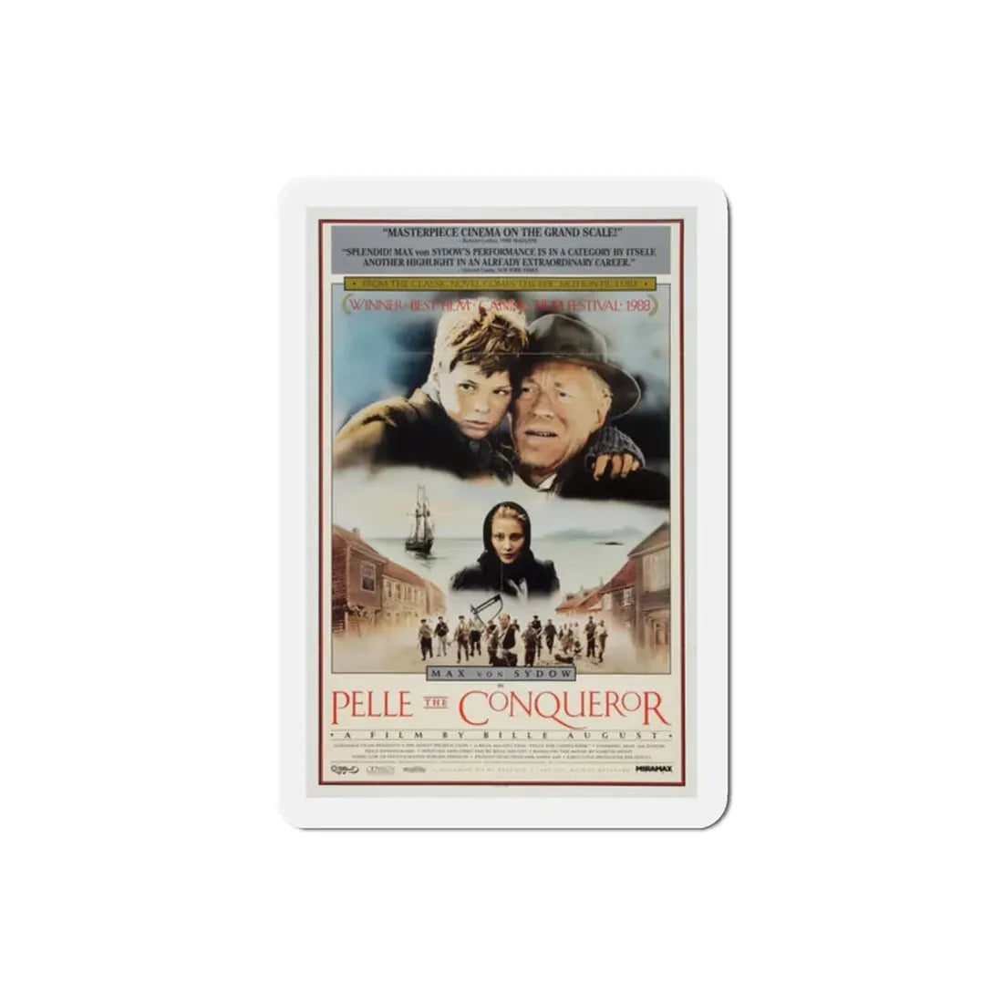 Pelle the Conqueror 1988 Movie Poster Refrigerator Magnet - The Sticker Space