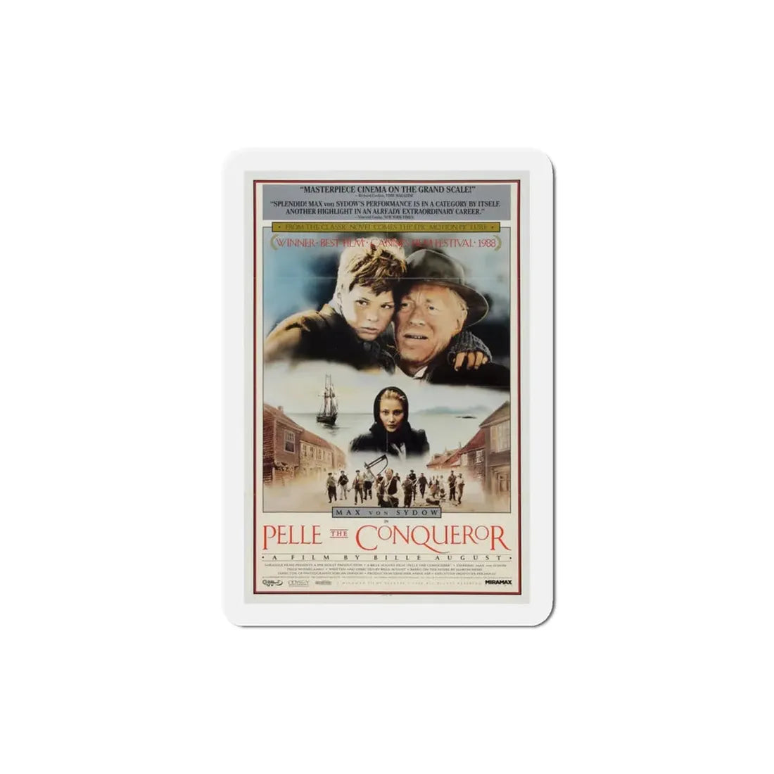 Pelle the Conqueror 1988 Movie Poster Refrigerator Magnet - The Sticker Space