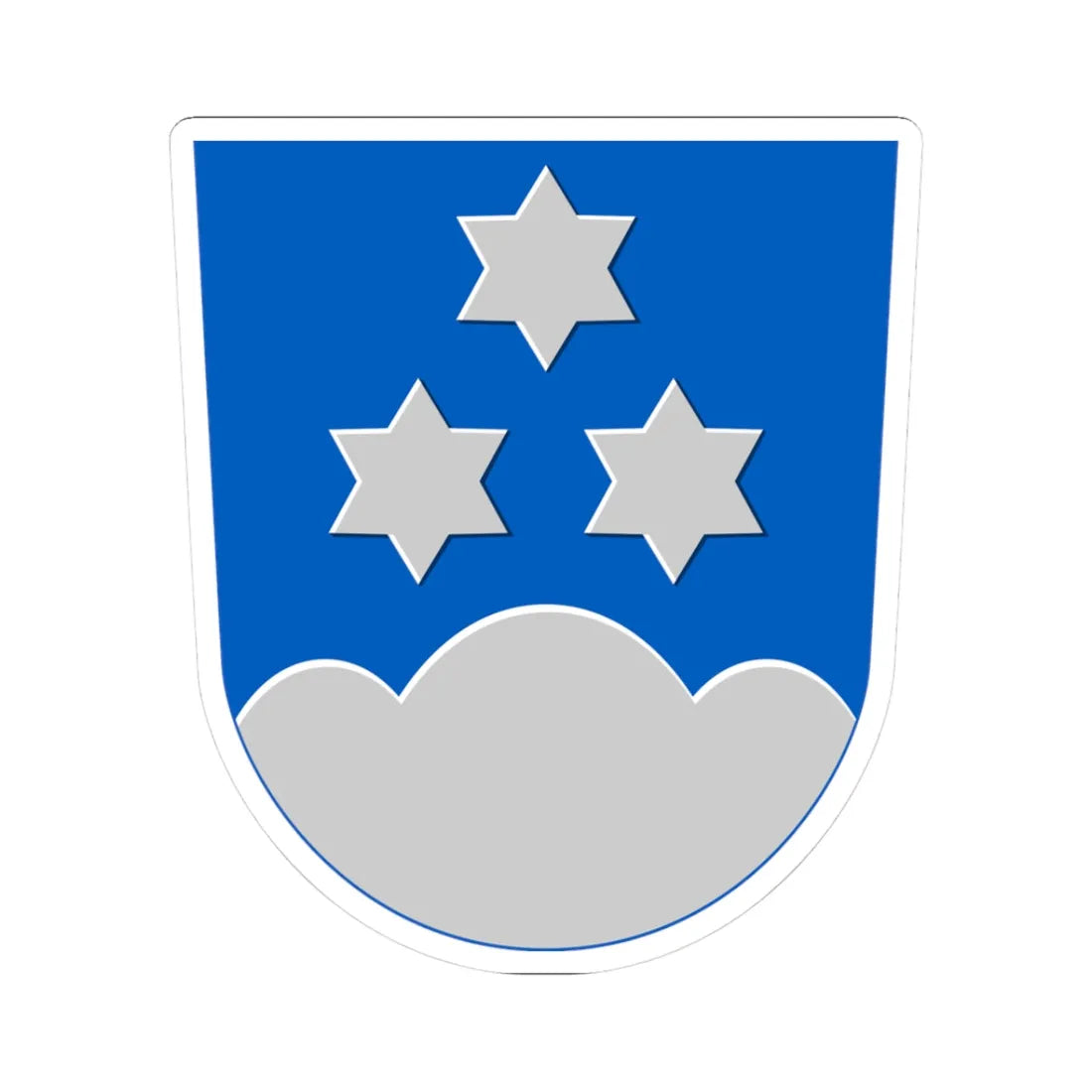 Pellon vaakuna (Finland) (Coat of Arms) STICKER Vinyl Kiss-Cut Decal 3 Inch White - The Sticker Space