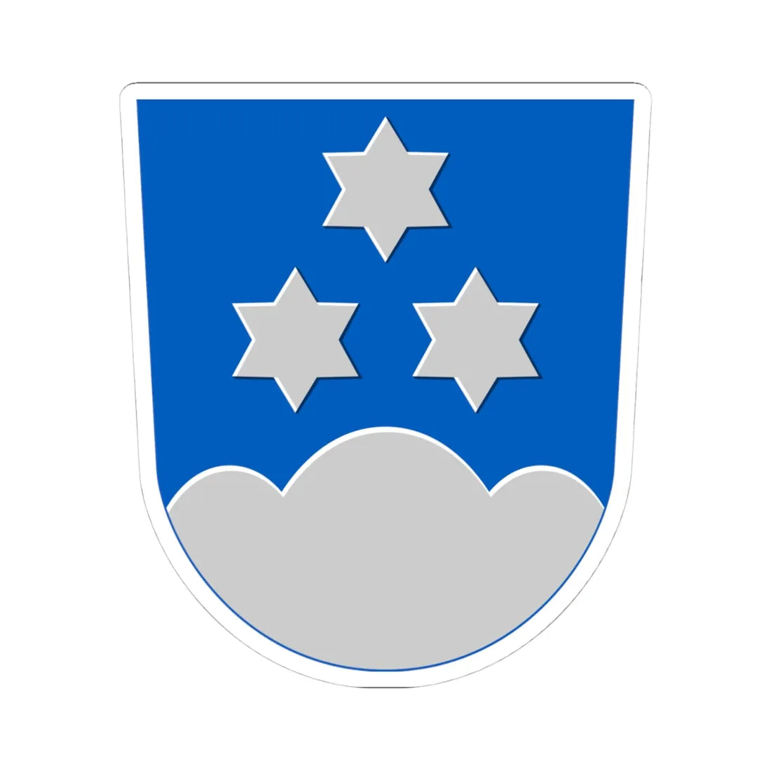 Pellon vaakuna (Finland) (Coat of Arms) STICKER Vinyl Kiss-Cut Decal 4 Inch White - The Sticker Space