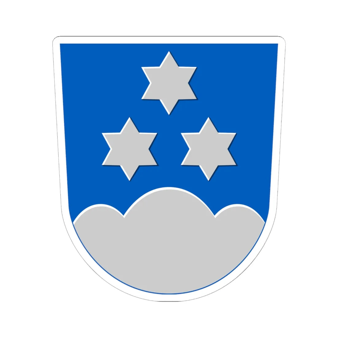 Pellon vaakuna (Finland) (Coat of Arms) STICKER Vinyl Kiss-Cut Decal 6 Inch White - The Sticker Space