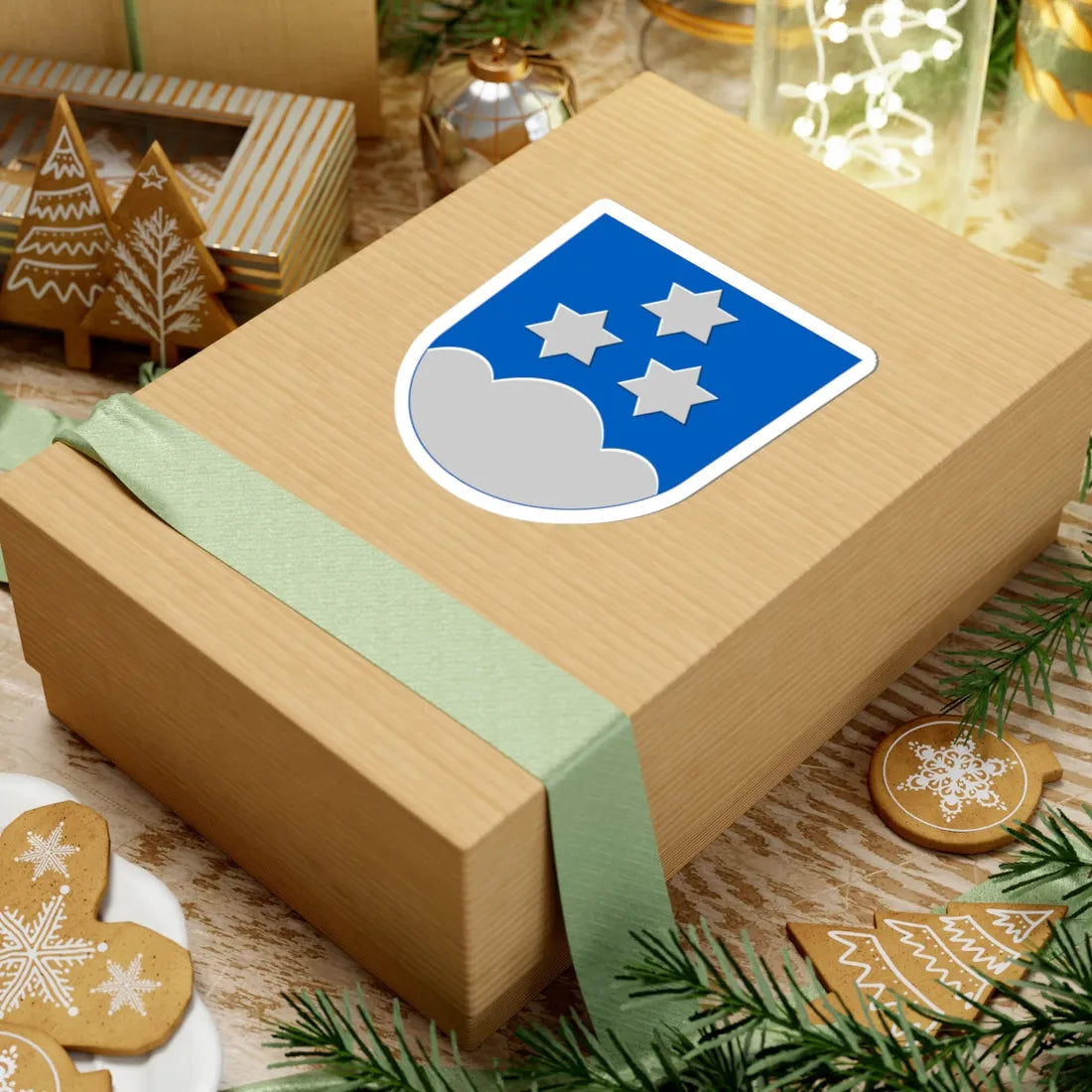 Pellon vaakuna (Finland) (Coat of Arms) STICKER Vinyl Kiss-Cut Decal - The Sticker Space