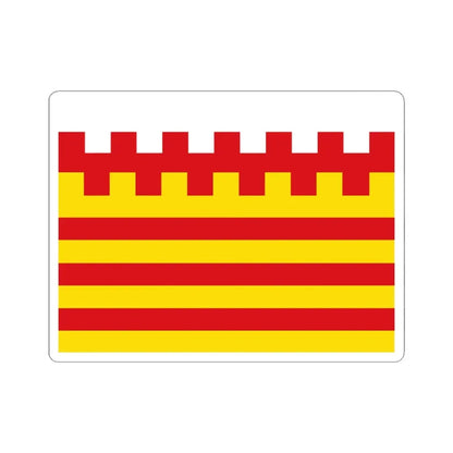 Pelt vlag (Belgium) STICKER Vinyl Kiss-Cut Decal 4 Inch White - The Sticker Space