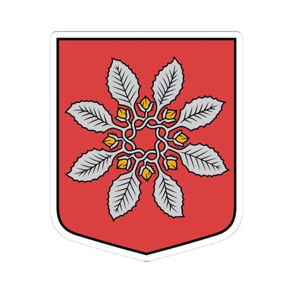 Pelču pagasta ģerbonis (Latvia) (Coat of Arms) STICKER Vinyl Kiss-Cut Decal 4 Inch White - The Sticker Space